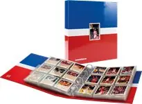 TCG album Pro - A4 - Sport - Blauw/Wit/Rood Wysoka jakość