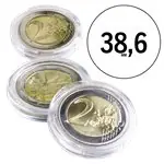 Niska cena ULTRA rounde capsules voor munten Ø 38,6 mm - 10 stuks