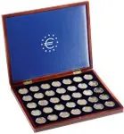 VOLTERRA 2 Euro Luxe Muntencassette met 1 tray voor 35 munten in capsule Ekspresowa dostawa