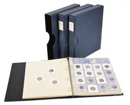 Kup teraz Hartberger 2 Euro herdenkingsmunten album compleet inclusief cassettes 2004 tot 2024