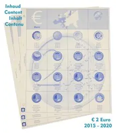 Hartberger 2 Euro Herdenkingsmunten inhoud deel 2 2015-2020 Wyprzedaż