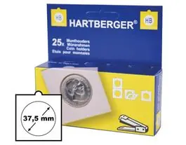 Hartberger Munthouders om te nieten 37,5 (25x ) 8330375 Autentyczny
