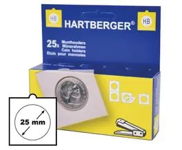Bezpieczna płatność Hartberger Munthouders om te nieten 25 (25x) 8330025