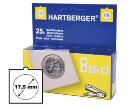 Hartberger Munthouders om te nieten 17,5 (25x) 8330175 Premium