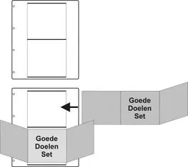 Oryginalny Hartberger Muntsetbladen 2 vaks Goede D.