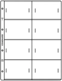 Hartberger GM8 standaard (10x) insteekbladen speciaal voor coincards Premium