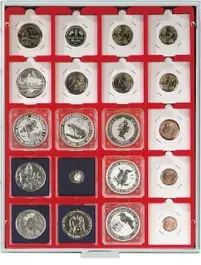 Ostatnia szansa Lindner 2122 muntenbox voor oa munthouders V-50 mm