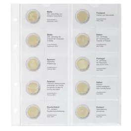 Rabat Lindner 1118-40 Voordrukblad 2 Euro Estland tot Malta 2024