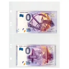 Lindner K02 Karat glashelder blad met 2 vakken (10x) Bezpieczna płatność