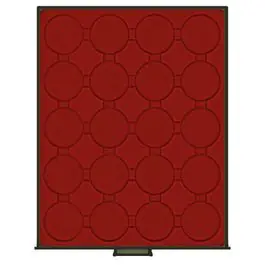 Oryginalny Lindner 2943 muntenboxrookglas C-49 mm