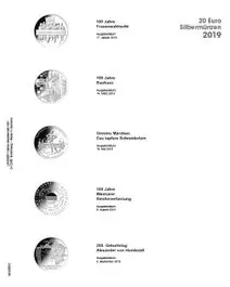 Wyprzedaż Lindner MU20E19 voordrukblad voor 20 Euro munten Duitsland 2019 inclusief muntblad MU15