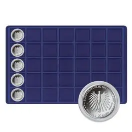 Lindner 2329M-35 Munttableau blauw Oryginalny