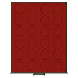 Lindner 2760 muntenbox rookglas R-41 mm Kup teraz