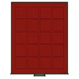 Lindner 2720 muntenbox rookglas V-47 mm Autentyczny