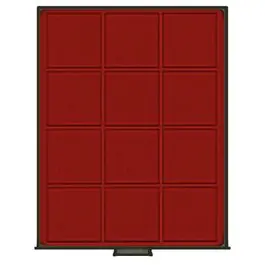 Lindner 2712 muntenbox rookglas V-66 mm Nowość