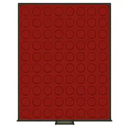 Lindner 2708 muntenbox rookglas R-23,5 mm Kup teraz