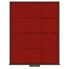 Wysoka jakość Lindner 2613 muntenbox rookglas V-68 mm