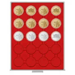 Nowość Lindner 2544 muntenbox standaard C-44 mm