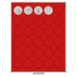 Lindner 2537 muntenbox standaardC-37 mm Popularny