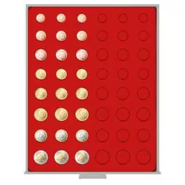 Lindner 2506 muntenbox standaardR-Euroset Rabat