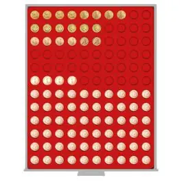 Zwrot pieniędzy Lindner 2501 muntenbox standaard R-16,5 mm