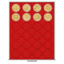 Lindner 2224 muntenboxstandaard C-41 mm Wysoka jakość