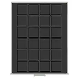 Tani Lindner 2124C muntenbox Carbo-zwart V-42 mm