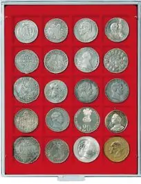 Lindner 2120 muntenbox standaard V-47 mm Rabat