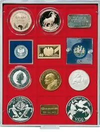 Bezpieczna płatność Lindner 2112 muntenbox standaard V-66 mm