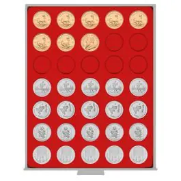 Lindner 2111 muntenbox standaard R-32,5 mm Oferta