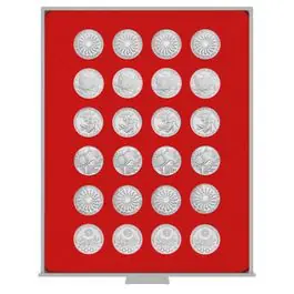 Lindner 2110 muntenbox standaard R-32,5 mm Wyprzedaż