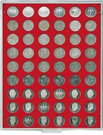 Ostatnia szansa Lindner 2109 muntenbox standaard R-26,75mm