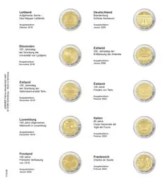 Lindner 1118-28 Voordrukblad Letland 2019 - Frankrijk 2020 Kup teraz