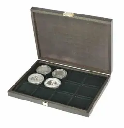 Tylko dziś Lindner S2489-12 Houten cassette CARUS XM met 12 vierkanten vakken