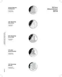 Popularny Lindner MU20E16 voordrukblad voor 20 Euro munten Duitsland 2016 inclusief muntblad MU15