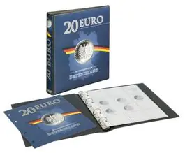 Lindner 1520 voordrukalbum zilveren 20 Euro muntenDuitsland Oferta limitowana