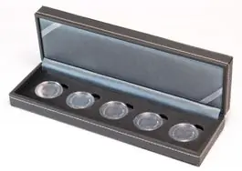 Tylko dziś Lindner S2362-5EK Nera cassette S voor 5 Duitse 5 euro Verzamelmunten