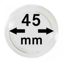 Autentyczny Lindner S22704500P capsule (10x) 45 mm - binnenhoogte 4.8 mm