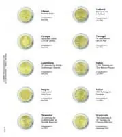 Niska cena Lindner 1118-19 Voordrukblad Litouwen 2016 - Frankrijk 2016 + K3 muntblad