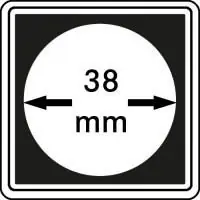 Niska cena Lindner 2240038 muntcapsule CARREE 38 mm (4 stuks)