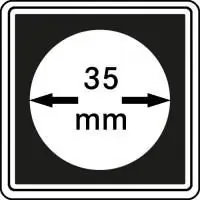 Lindner 2240035 muntcapsule CARREE 35 mm (4 stuks) Zwrot pieniędzy