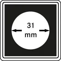 Bezpieczna płatność Lindner 2240031 muntcapsule CARREE 31 mm (4 stuks)