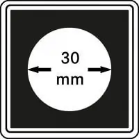 Zwrot pieniędzy Lindner 2240030 muntcapsule CARREE 30 mm (4 stuks)