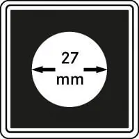 Niska cena Lindner 2240027 muntcapsule CARREE 27 mm (4 stuks)