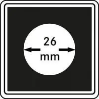 Lindner 2240026 muntcapsule CARREE 26 mm (4 stuks) Zwrot pieniędzy