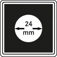 Wysoka jakość Lindner 2240024 muntcapsule CARREE 24 mm (4 stuks)