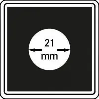 Lindner 2240021 muntcapsule CARREE 21 mm (4 stuks) Oferta