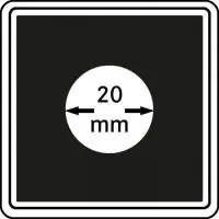 Lindner 2240020 muntcapsule CARREE 20 mm (4 stuks) Niska cena