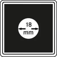 Lindner 2240018 muntcapsule CARREE 18 mm (4 stuks) Oryginalny