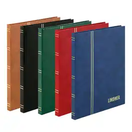 Lindner 1158 insteekalbum Klein formaat 16 witte blz. kaftkleur naar keuze Najlepsza cena